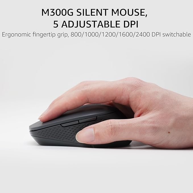 Rapoo Wireless Keyboard and Mouse Combo Blade-Series E9310M 99-Key Ultra-Thin Keyboard and M300G Silent Mouse Support 4 Devices Quiet Compact Battery Powered for Windows/Mac/Linux/Chrome