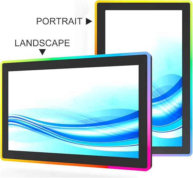 GreenTouch 21.5 Inch LED-Framed Touch Screen Monitor with HDMI VGA DP InterfaceFront IP65/IK08 for CasinoGame HallKTV