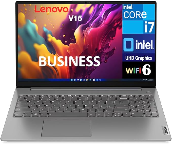 Lenovo V15 G4 Thin &amp Light Business Laptop 15.6 FHD Display (Intel i7-13620H 10-core 24GB DDR4 1TB PCIe SSDWiFi 6 Bluetooth 5.2 HD Webcam RJ-45 HDMI Win11Pro) w/DKZ USB Hub