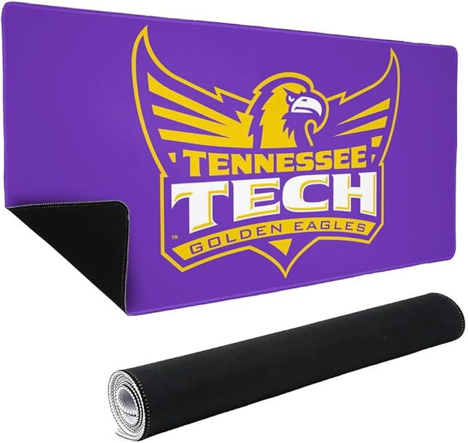 Tennessee Technological University Primary Logo Large Gaming Mouse Pad Desk Mat with Stitched Edges Non-Slip Base for Gamer Home and Office 31.5 x 15.7