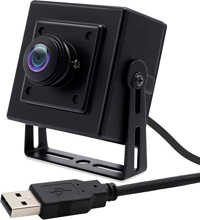 SVPRO 1080P USB PC Webcam Wide Angle Fisheye 180 Degree High Resolution Industrial USB Camera for HD Security SystemPlug and Play Video Conference Camera for WindowsLinux AndroidMac Compatible