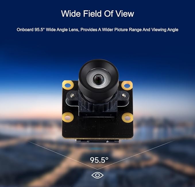 ISG1321 1.38MP Mono Camera Module Global Shutter 95.5° FOV Wide Angle Lens Supports 1280 × 1080@120fps Output (ISG1321 Camera)