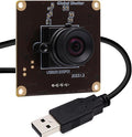 SVPRO Global Shutter USB Camera Module 90fps High Speed Webcam Board 1920x1200 2MP AR0234 UVC Webcam Module with Distortion Free M12 Lens for ComputerSlow Motion Board Camera for Golf Swing