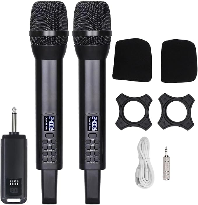 Microphone Professional Stage Karaoke Microphone Rechargeable HighLow Dynamic for Singing