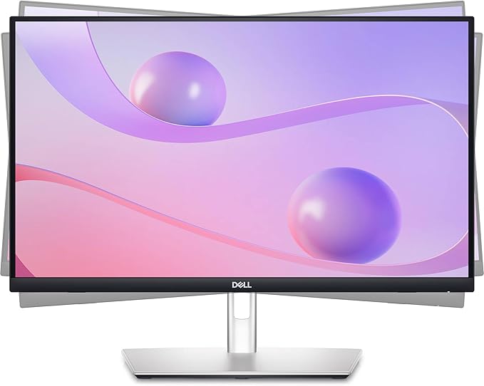 Dell 24 P2424HT 23.8 Multi-Touch Monitor W/Articulating Stand - Full HD @ 60hz + DisplayPort Cable + ZoomSpeed HDMI Cable + USB-C Cable + AOM Microfiber Cloth