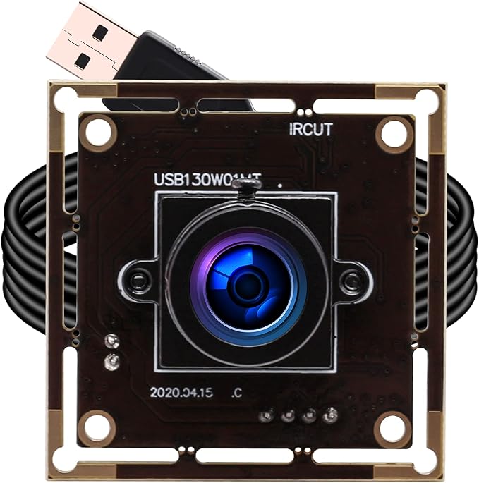 ELP 1.3Megapixel Low Illumination USB Camera Module with 3.6mm Lens Mini 960p UVC USB2.0 Lightburn Camera Embedded Video Industrial Webcam Board for Computer Laptop Raspberry Pi Jetson Nano