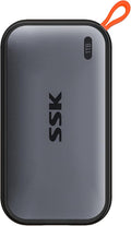 SSK Portable SSD 1TB External Solid State Drives up to 1050MB/s USB C SSD External Hard Drive USB 3.2 Gen2 for iPhone 15/Pro Windows Mac Android Phones and Tablets