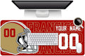 ANTKING San Francisco Mouse Pad for Men Women Youth Gifts Custom Name and Number Desk Pad