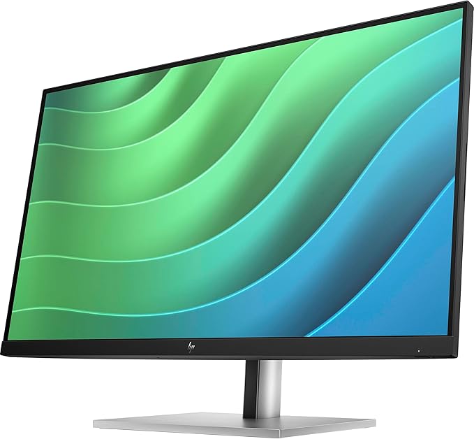 HP E27 G5 27 FHD IPS Monitor with 5ms Response Time Anti-Glare Flicker Free VESA Mount (100 mm) HDMI Black/Silver Color (6N4E2AA#ABA) 2 Pack with DKZ Hub &amp ErgoFlexy Dual Monitor Arm