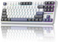 Aula F87 Pro Wireless Mechanical Keyboard 87-Key TKL Tri-Mode (BT5.0/2.4G/USB-C) Hot Swappable Gasket Mount Keyboard 4000mAh Battery RGB Backlit PBT Keycaps Custom Gaming Keyboard for PC Mac