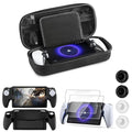 CoBak Hard Carrying Shell Case for PlayStation Portal Remote Player - with 2 Screen Protector 1 Grip Case 4 Thumb Grip Caps Hard Outer Cover for PS5 Portal Black