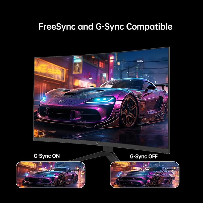 KTC 32 Inch FHD 1080p Curved Gaming Monitor - VA 1500R Curved Monitor 165Hz 1ms MPRT FreeSync &amp G-Sync 122% sRGB DP/HDMI VESA HDR10 for Gaming Home Office Business PC Monitor