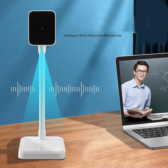 1080p Webcam with Microphone External USB HD Computer Web Camera 30fps Webcam for Laptop Manual Focus Plug and Play for Conferencing Live Streaming