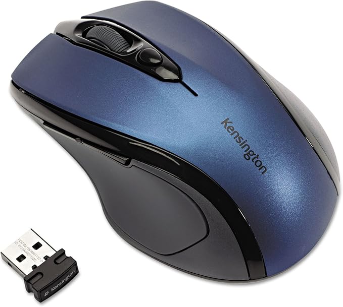 Kensington Pro Fit Mid-Size Wireless Mouse Sapphire Blue (K72421AM)