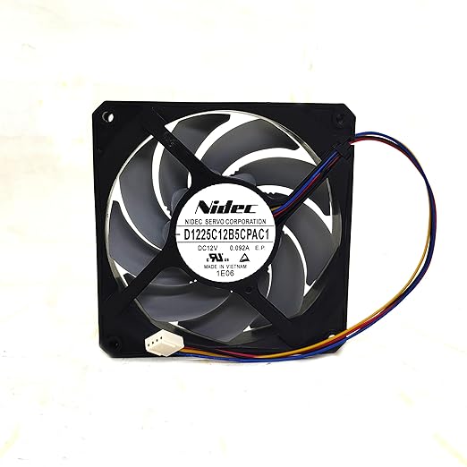 Ultra Quiet 12V Cooling Fan D1225C12B5CPAC1-12025 4-Wire 0.092A 97x97x33MM for Laptops and Electronics