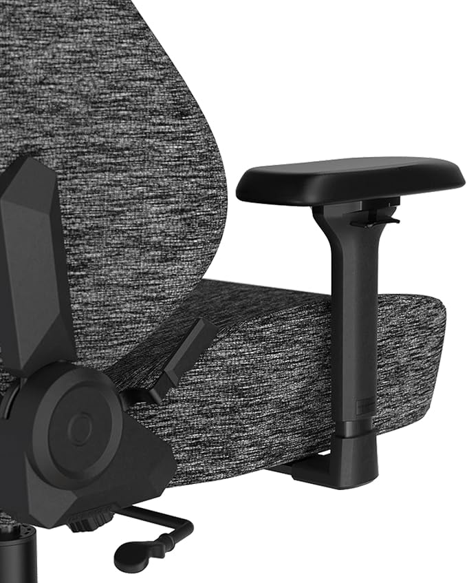 DXRacer Tank XXL Ergonomic Video Gaming Chair for Adults Reclining Gaming Chairs with Magnetic Head Pillow and Lumbar Support Racing Style Height Adjustable (Woven Fabric Gray)