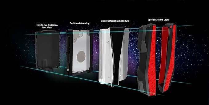ADATA Durable Series HD770G RGB 2TB Red External USB 3.1 Portable Hard Drive Compatible with Xbox and PS4 (AHD770G-2TU32G1-CRD)