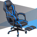 Office Chair Gaming Chair Computer Chair Racing PC Game Chair PU Leather Gamer Chair with Headrest Lumbar PillowHigh Back Adjustable Swivel Chair Recliner for AdultsErgonomic Gaming C