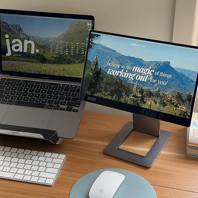 SOTSU FlipAction Go 14 Portable Monitor and Base Stand Combo