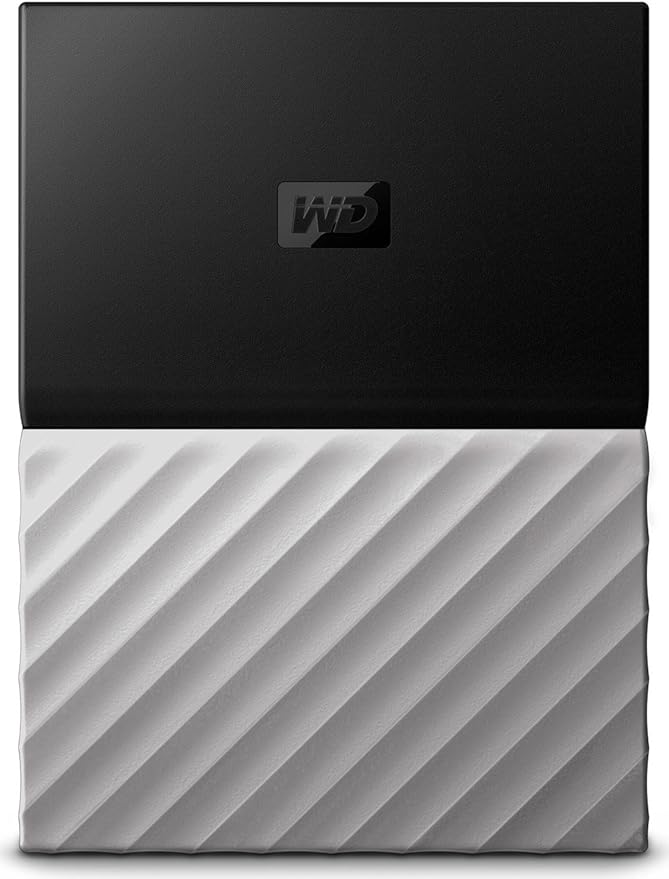 Western Digital 3TB Black-Gray My Passport Ultra Portable External Hard Drive - USB 3.0 - WDBFKT0030BGY-WESN (Old Generation)
