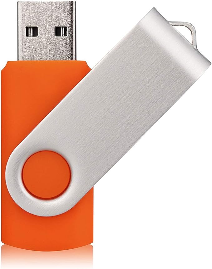 Aiibe 8GB USB Flash Drive Colorful 8G Memory Stick Thumbdrives 10 Pack (Mix Colors : Black Blue Red Green Orange White Yellow Pink Purple Silver)