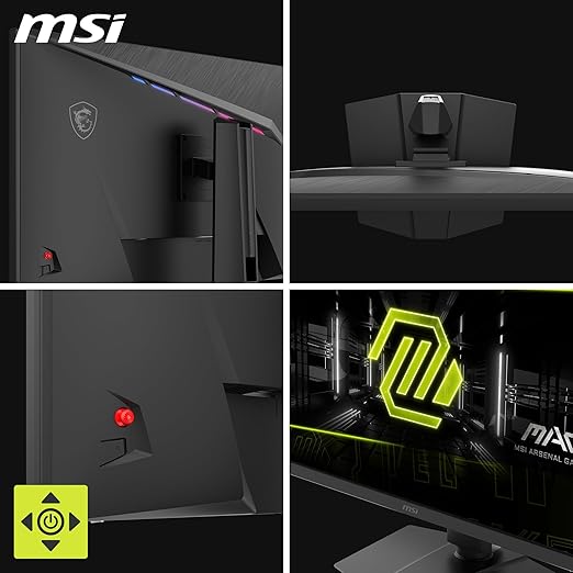 msi MAG 322URDF E16 32-inch 3840 x 2160 (UHD) Gaming Monitor 320Hz Adaptive-Sync HDMI DisplayPort VESA Mountable Tilt Height Adjustable Speaker 0.05ms Black