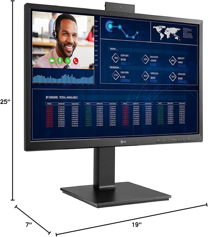 LG 24CQ651W-BP - Thin Client - All-in-one - 1 x Pentium N6005 Monitor: LED 23.8 1920 x 1080 (Full HD)