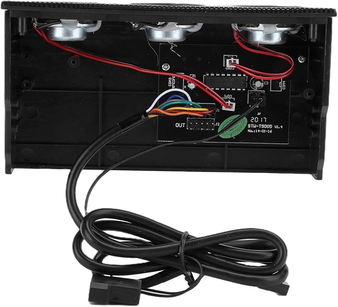 PC Media Dashboard PC Speaker Stereo Surround Computer Case Builtin Mic Loudspeaker 5.25in Computer Case Front Bay