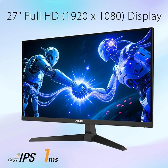 ASUS TUF Gaming 27 FHD Monitor 180Hz 1ms Fast IPS Extreme Low Motion Blur Sync FreeSync Premium G-SYNC Compatible Variable Overdrive DisplayPort &amp 2 x HDMI Tilt Adjustment VESA Black
