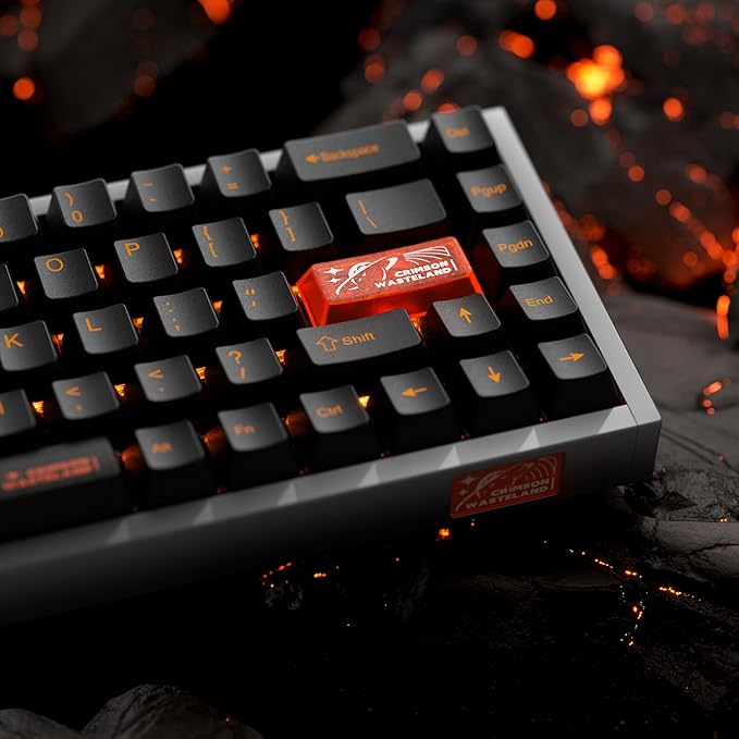 Defender 68 PC Gaming Keyboard Wired 0.01mm Precision Magnetic Switch Hot Swappable PBT Keycaps RGB 128K Polling Rate IP57 Full Aluminum CNC Housing Compatible with PC/Mac(Gray)