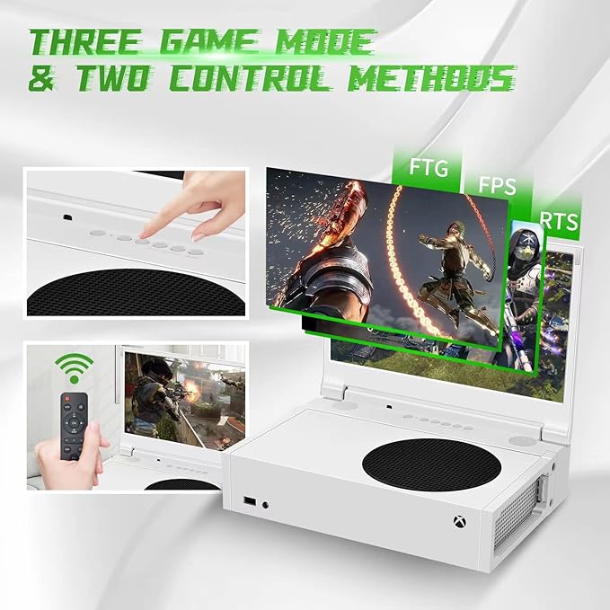 G-STORY 12.5‘’ Portable Monitor for Xbox Series S 1080P Portable Gaming Monitor IPS Screen for Xbox Series S（not Included） with Two HDMI HDR Freesync Game Mode Travel Display