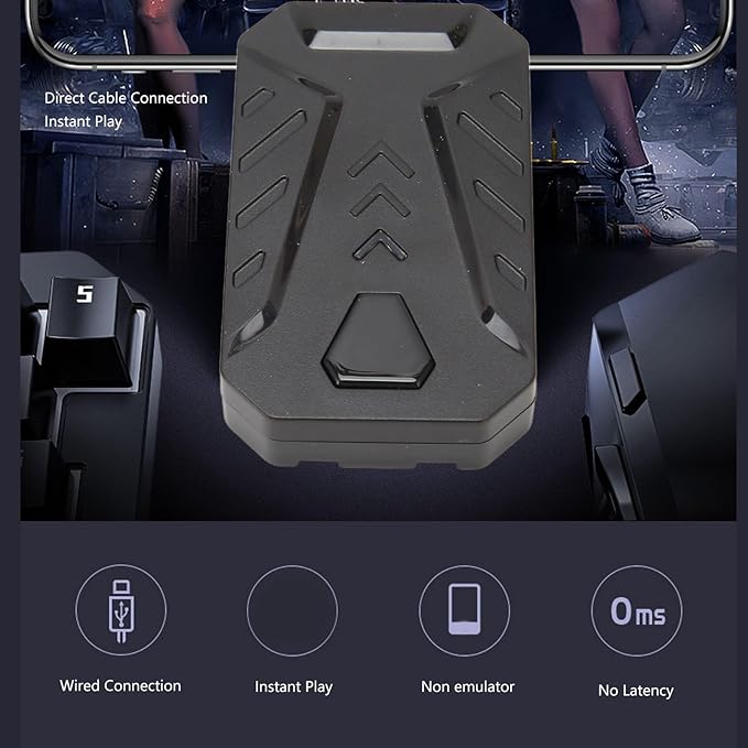 One Hand RGB Gaming Keyboard and Mouse Combo Half Hand Gaming Keyboard Set Mechanical Feeling Keyboard for Mobile Games