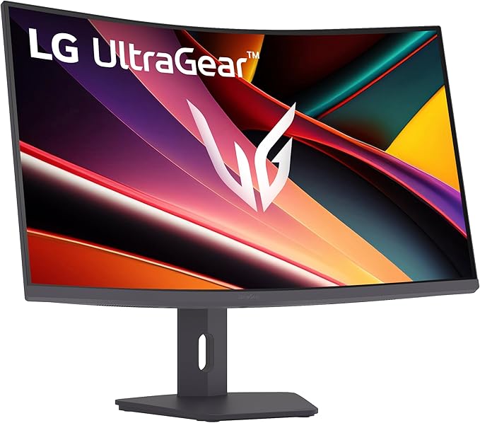 LG 32G600A-B 32-inch Ultragear QHD (2560 x 1440) Curved Gaming Monitor 180Hz 1ms AMD FreeSync HDMI DisplayPort Tilt/Height/Swivel Adjustable Stand Black