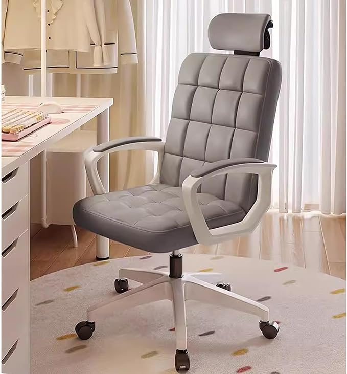 Gaming Chair Computer Chair Ergonomic Office Chair Makeup Chairs Liftable Rotating Comfortable to Sit for Long Periods of Time (Color : C)