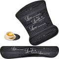 Keyboard Wrist Rest Pad and Ergonomic Mouse Pad Wrist Rest (with Coaster) Set Non-Slip Base &amp with Memory Foam for Easy Typing and Wrist Pain Relief - Quote Live Love Laugh