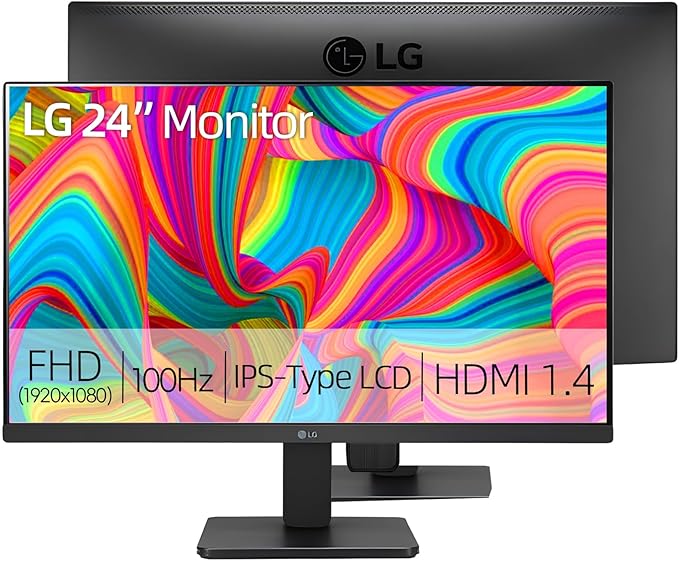 LG 27 FHD (1920 x 1080) IPS Monitor 100Hz AMD FreeSync 3-Side Borderless Anti-Glare HDMI VESA Mount Reader Mode OnScreen Control