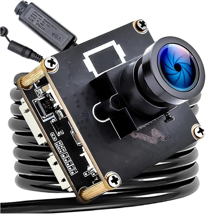 8MP IMX415 3840 2160 20FPS Webcam Board Low Illumination Radiator with No Distortion Lens Play for Security Camera Model