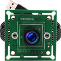 ELP VGA Super Mini Wide Angle USB Camera Module with 120degree Lens High Speed 480P 60fps UVC USB2.0 Video Webcam Board OV7725 Embedded Industrial PC Camera for Laptop Raspberry Pi Jetson Nano