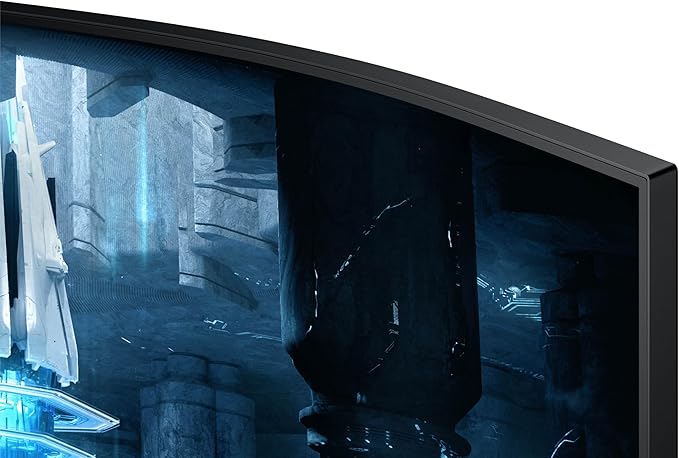 Samsung 32 Odyssey Neo G8 (G85NB) 4K UHD 240Hz 1ms G-Sync 1000R Curved Gaming Monitor Quantum HDR2000 AMD FreeSync Premium Pro Matte Display DisplayPort Black &amp White LS32BG852NNXGO