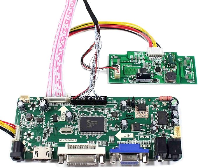 VSDISPLAY DVI VGA Audio LCD Board Work for 15.4inch 1440x900 40Pin LVDS Interface WLED Backlight LTN154BT08-R03/R06 LP154WP3-TLA1/TLA2/TLA3 LP154WP4-TLAA/TLB1 N154C6-L04/L06