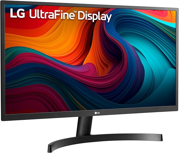 LG 27UK500-B Monitor 27” Ultrafine (3840 x 2160) IPS Display AMD FreeSync Technology sRGB 98% Color Gamut HDR 10 OnScreen Control Wall Mountable - Black