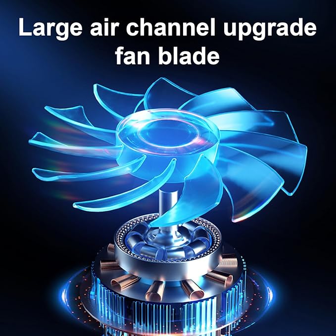 Notebook Cooling Stand Laptop Holder with 8 Quie Fans Heatsink for Up to 18Inch Laptops Includes Phone Holder Laptop Cooling Pad