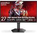 KOORUI 27 Inch Gaming Monitor 1440p 320Hz Fast IPS PC Monitor 1ms HDR400 98% DCI-P3 PIP/PBP Mode Adaptive Sync Compatible Ergonomic Stand HDMI 2.1 &amp DisplayPort 1.4 VESA Mountable G2721E