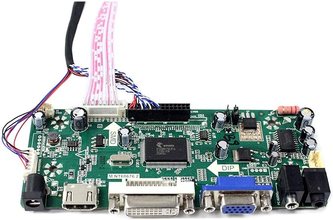VSDISPLAY 10.1 1280X800 LCD Screen 10.1 inch B101EW05 or LP101WX1-SLP2 + Capacitive Touch Panel with USB Touch Controller + DVI VGA Audio LCD Driver Board Control kit