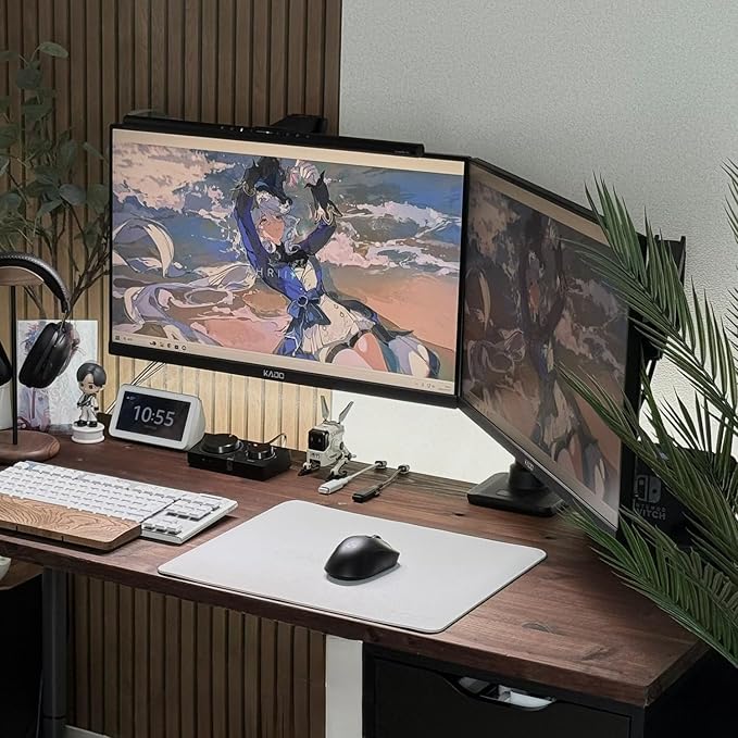 Kado 25 Class Dual Gaming Monitor Setup - 2-Pack 24.5 165Hz 1ms 1920x1080 Flat Screen Computer Monitor Parallel Gaming AMD FreeSync Premium Panoramic VESA Mount HDMI DisplayPort Built-in Speakers