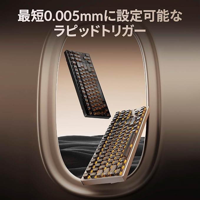 ATK Hex80 Gaming Keyboard Wired Magnetic HE Keyboard Purple Rapid Trigger Hole Effect Switch 8 KHz Polling Rate CNC Shaved Aluminum Case Genuine Product