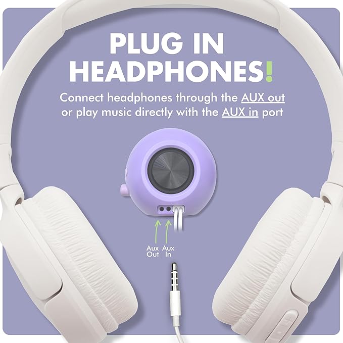 X9 Performance Purple Computer Speakers for Desktop PC with RGB Lighting Bluetooth USB and AUX - Triple Mode Connection Dual 2.25 Drivers for Work and Play - Bluetooth PC Speakers - Purple