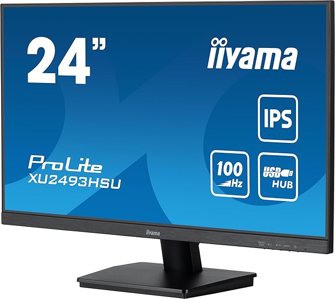 24 iiyama XU2493HSU-B7 IPS 1ms HDMI/DP/USB spks