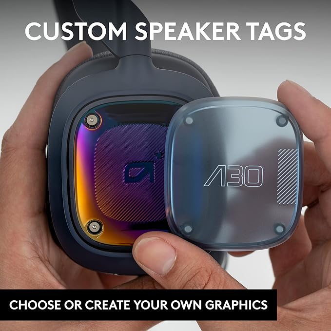 Logitech G Astro A30 Lightspeed Wireless Gaming Headset Bluetooth Enabled Dolby Atmos Detachable Boom 27h Battery USBC Charging for PS5 PS4 Xbox Nintendo Switch PC Android - Blue