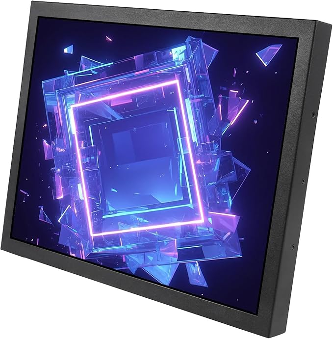 VSDISPLAY 15 Inch 1024x768 LCD Monitor 1000 Nits High Brightness IPS Screen with H/D DVI VGA as Outdoor Industrial Extra Display